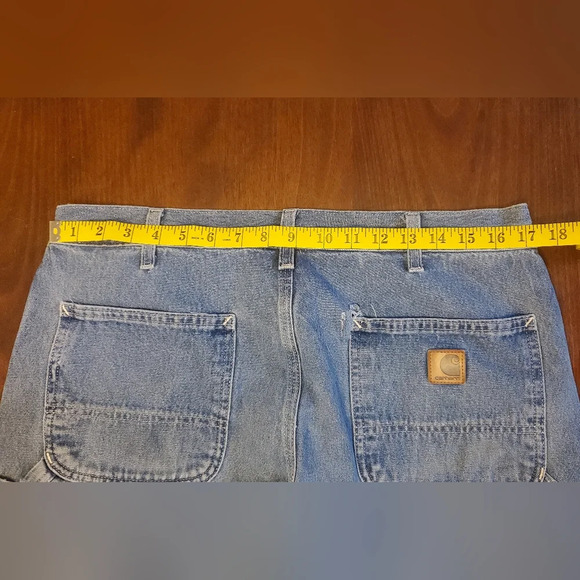 Carhartt Dungrees Fit‎ Work Carpenter Jeans B13DST 36X30 Gorpcore/Distressed - Picture 14 of 15